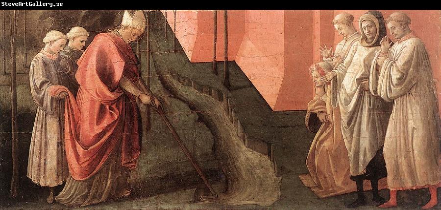 LIPPI, Fra Filippo Adoration of the Child with Saints gfg